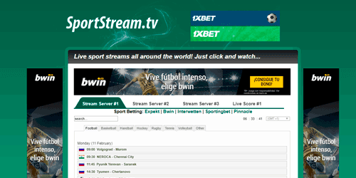 partidos televisados hoy SPORTS STREAM TV